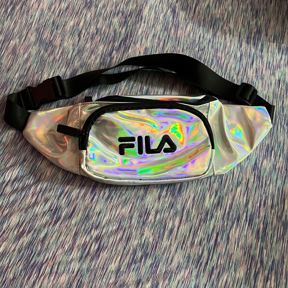 Holographic FILA Fanny Pack